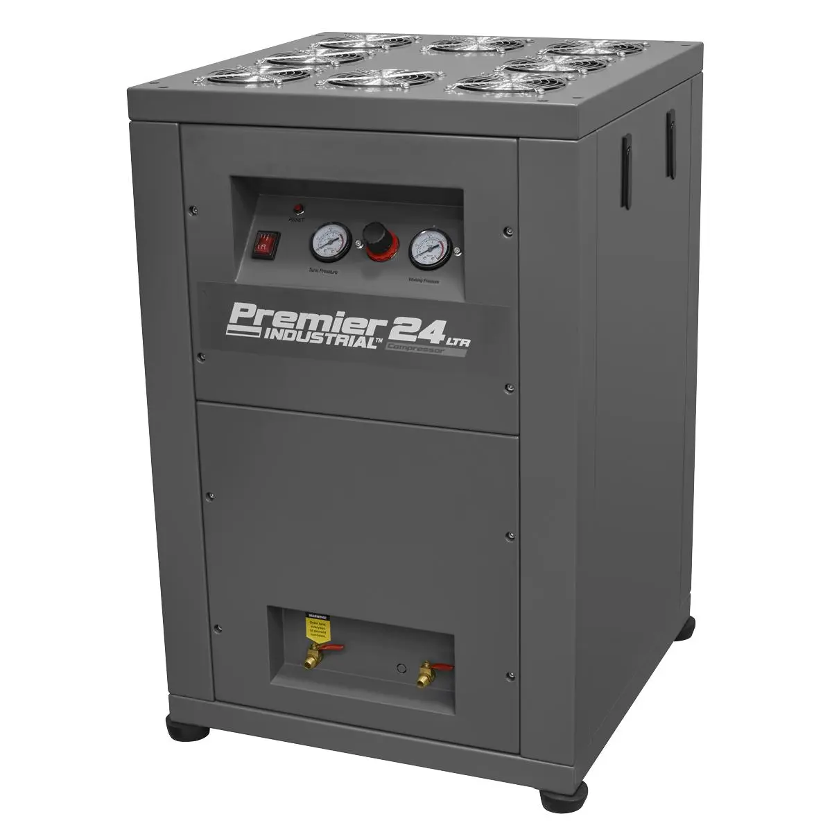 Sealey Oil Free Low Noise Air Compressor 24L Direct Drive 3hp - Image 7