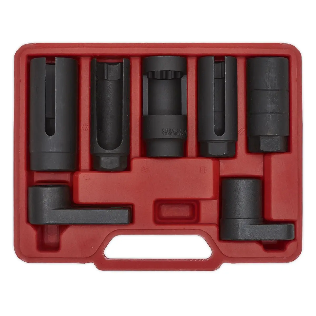 Sealey Oxygen Sensor Socket Set 7pc 3/8" & 1/2"Sq Drive - Image 4