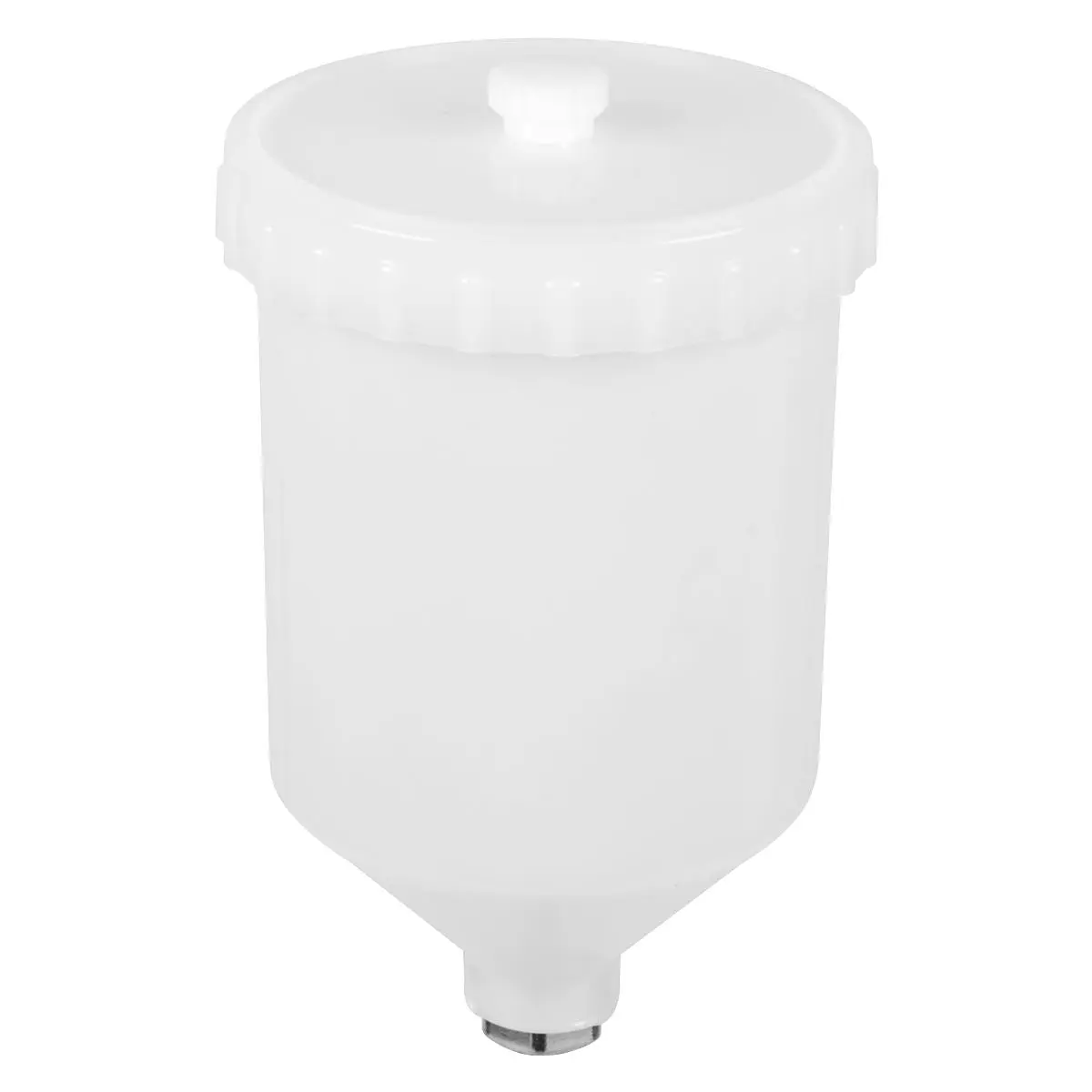 Sealey Paint Spray Gun Pot with Brass Fitting 600ml - White