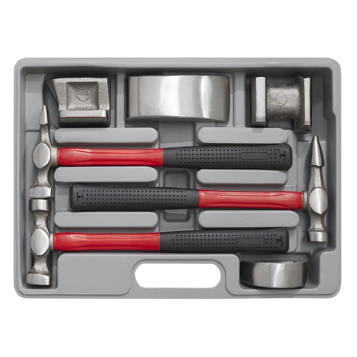 Sealey Panel Beating Set 7pc Drop-Forged Fibreglass Shafts - Image 3