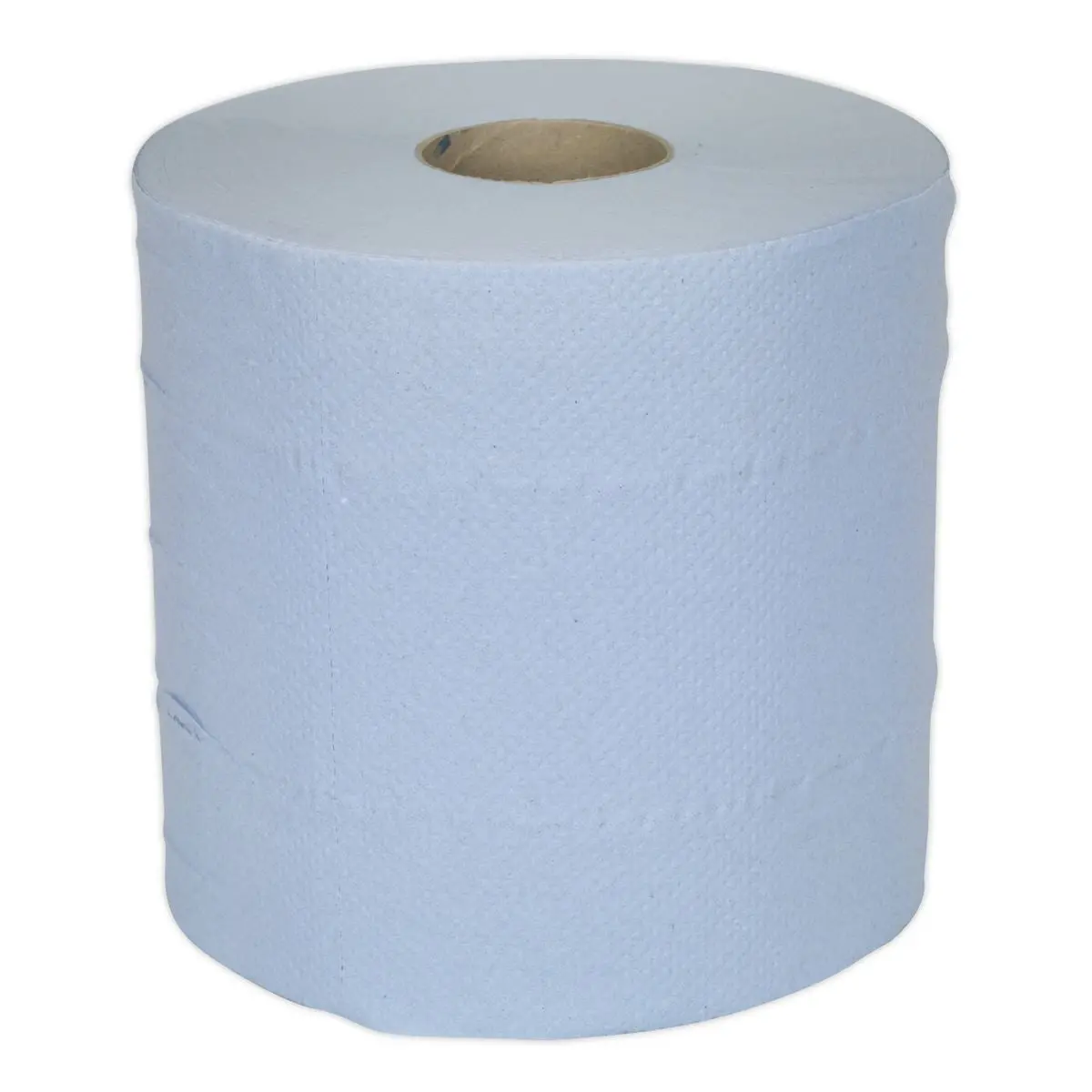 Sealey Paper Roll Blue 2-Ply Embossed 150m Pack of 6 - Image 3