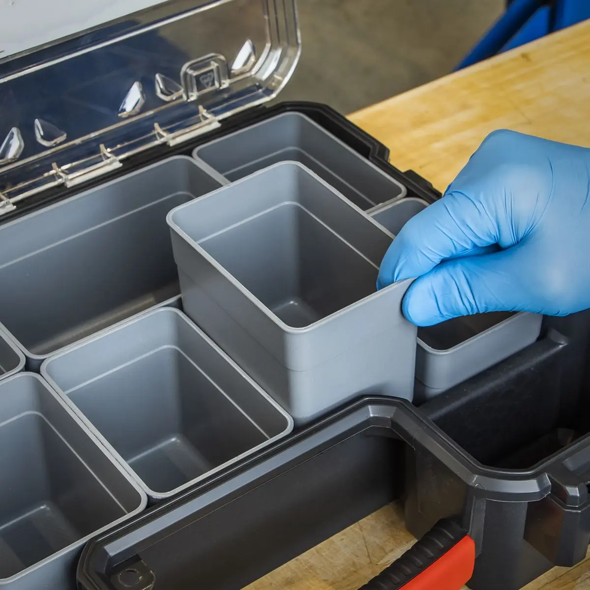 Sealey Parts Storage Case with Fixed & Removable Compartments - Image 6