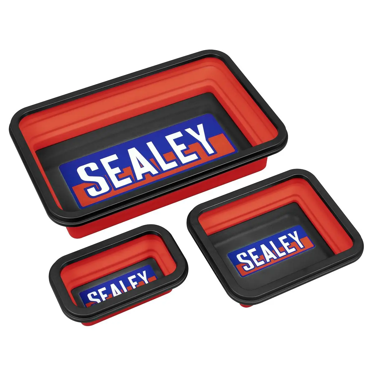Sealey Parts Tray Collapsible Magnetic - Set of 3 - Image 11