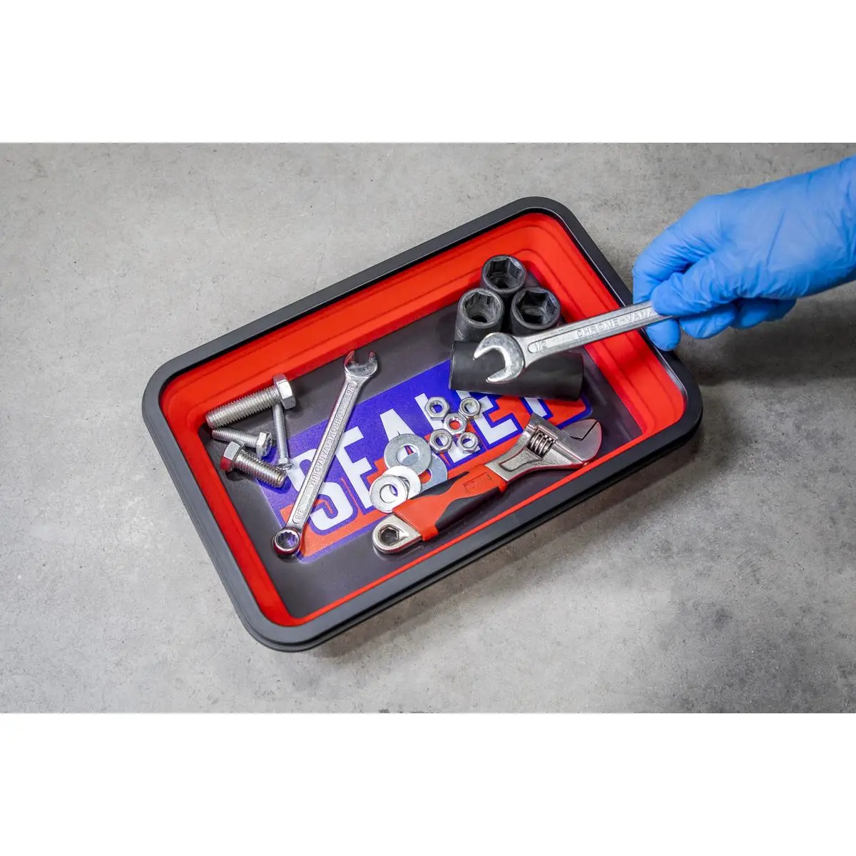 Sealey Parts Tray Collapsible Magnetic - Set of 3 - Image 14
