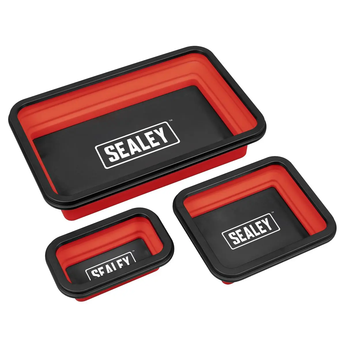 Sealey Parts Tray Collapsible Magnetic - Set of 3 - Image 4