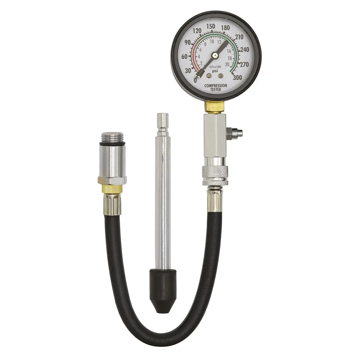 Sealey Petrol Engine Compression Test Kit 3pc - Image 2