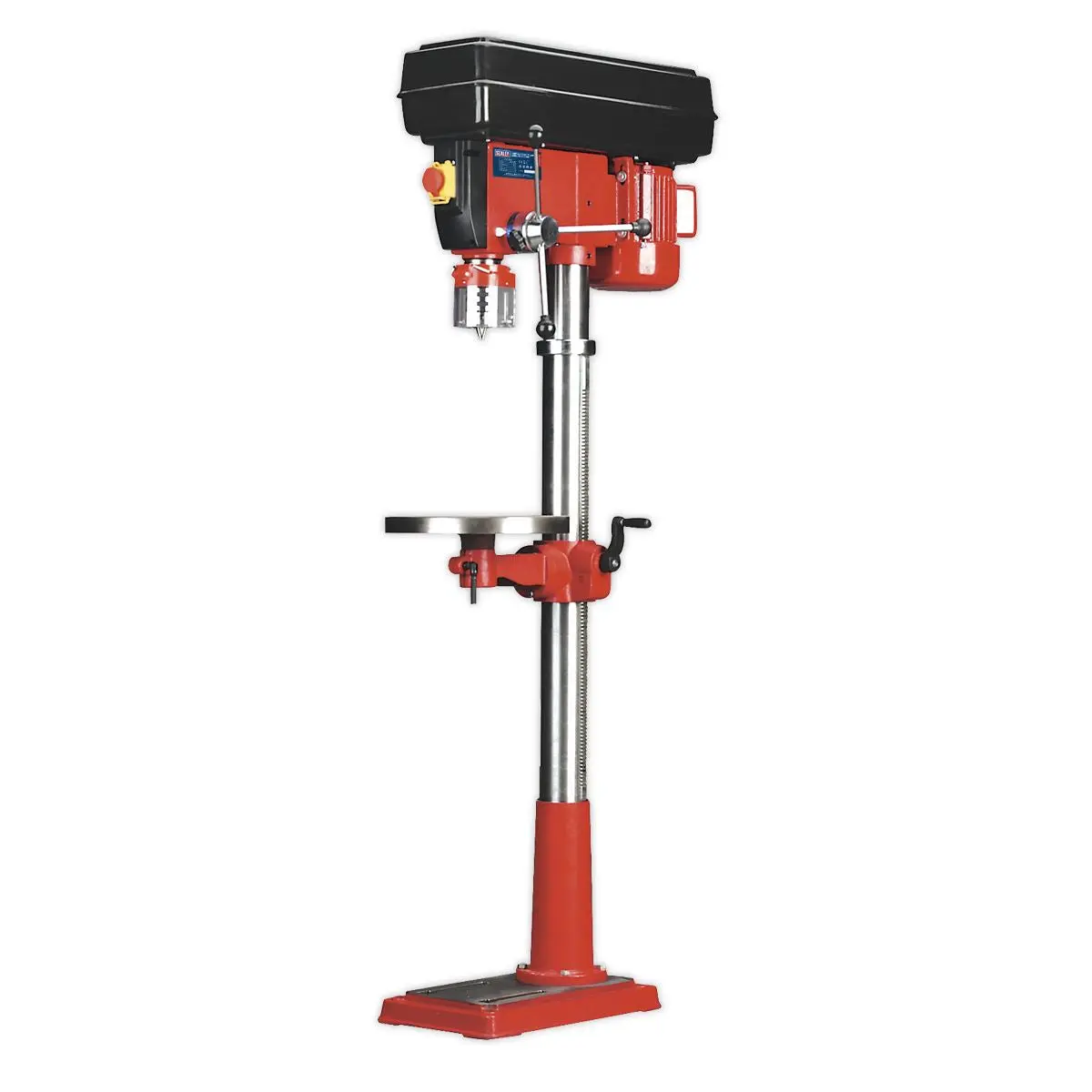 Sealey Pillar Drill Floor Variable Speed 1630mm Height 650W/230V - Image 2