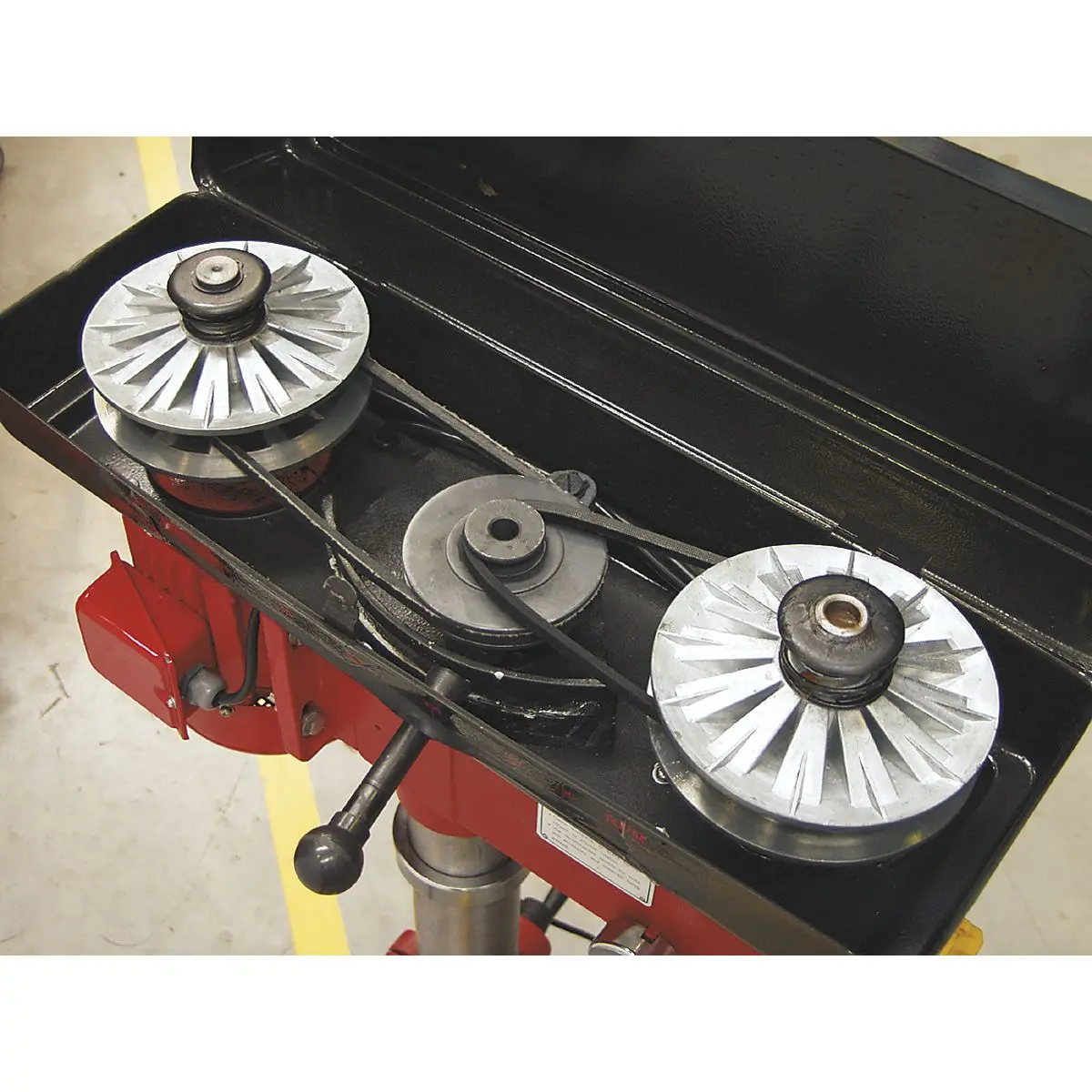 Sealey Pillar Drill Floor Variable Speed 1630mm Height 650W/230V - Image 5