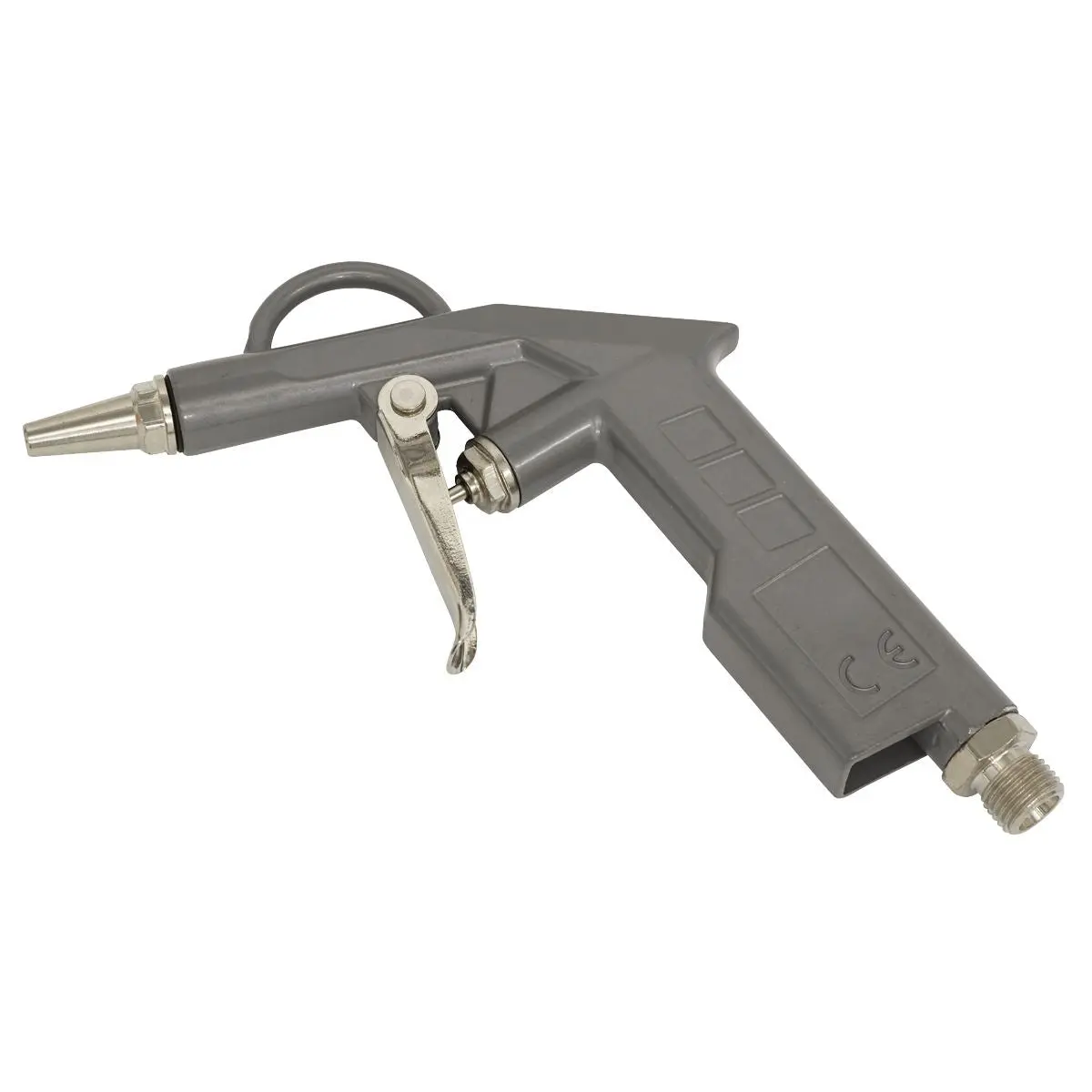 Sealey Pistol Air Blow Gun 1/4" BSP Dust Duster Short Type Nozzle 110psi - Image 4