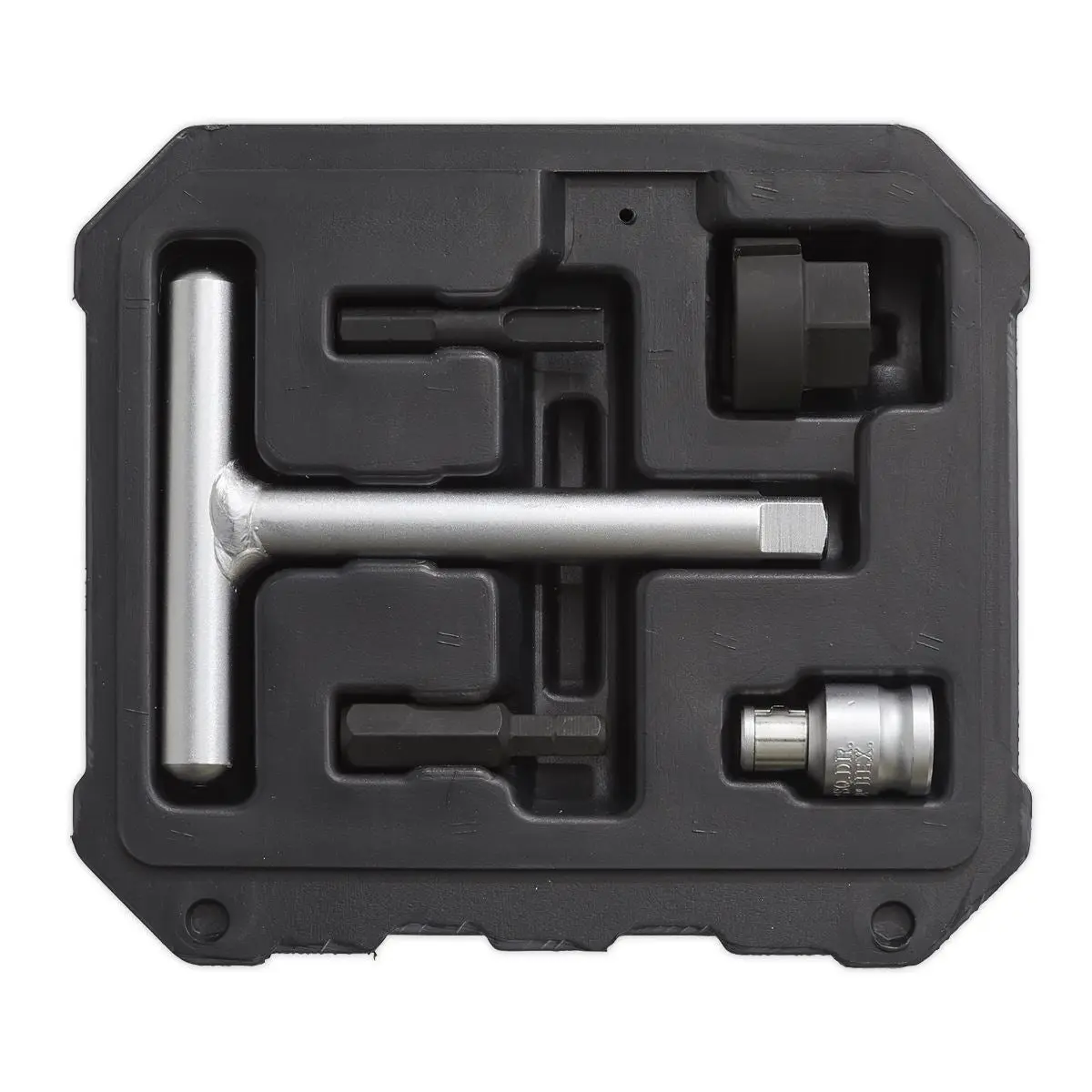Sealey Plastic Oil Drain Plug Driver Kit 5pc - Image 3
