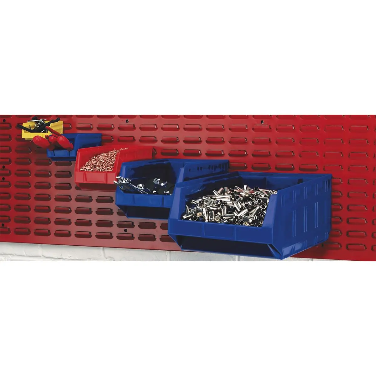 Sealey Plastic Storage Bin 210 x 355 x 165mm - Blue Pack of 20 - Image 2