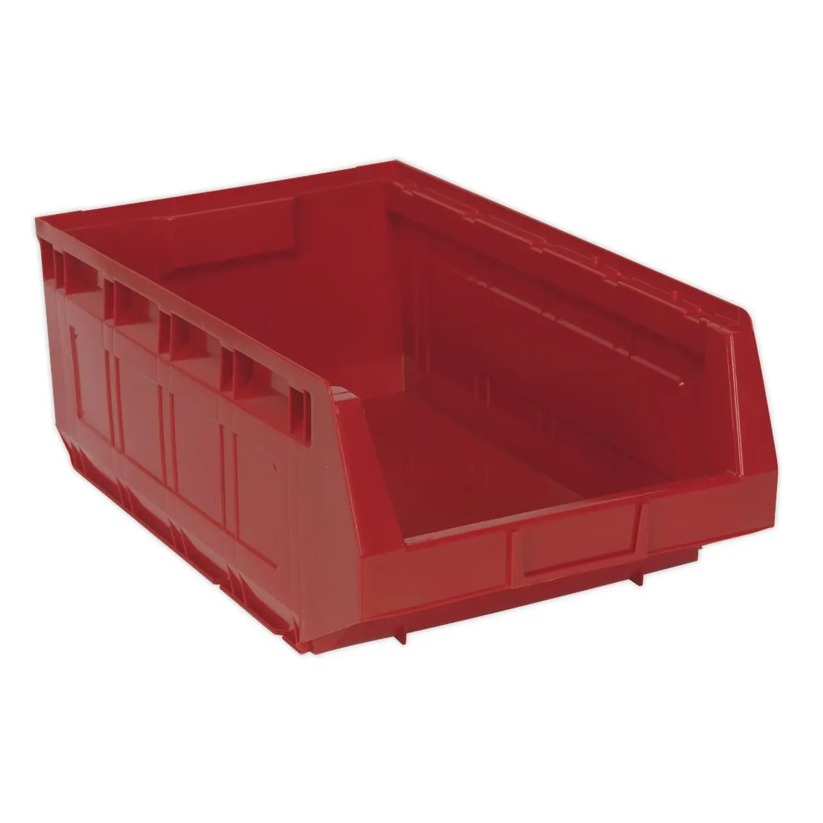 Sealey Plastic Storage Bin 310 x 500 x 190mm - Red Pack of 6 - Image 2