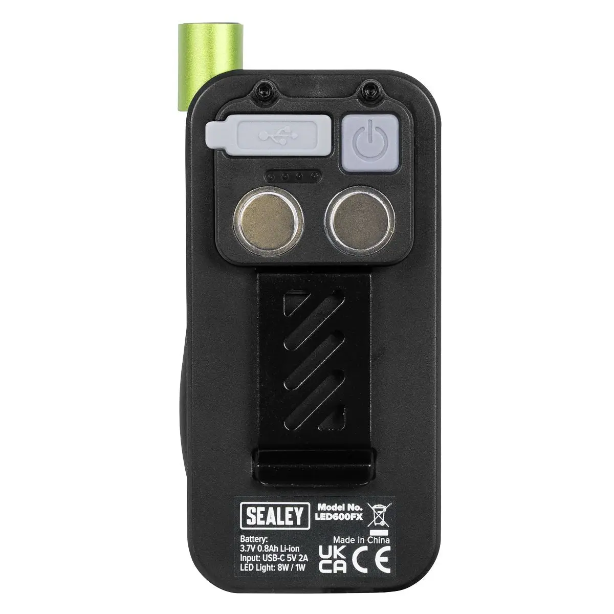Sealey Pocket Light with Flexi Inspection Light 8W COB LED & 1W SMD LED - Image 4