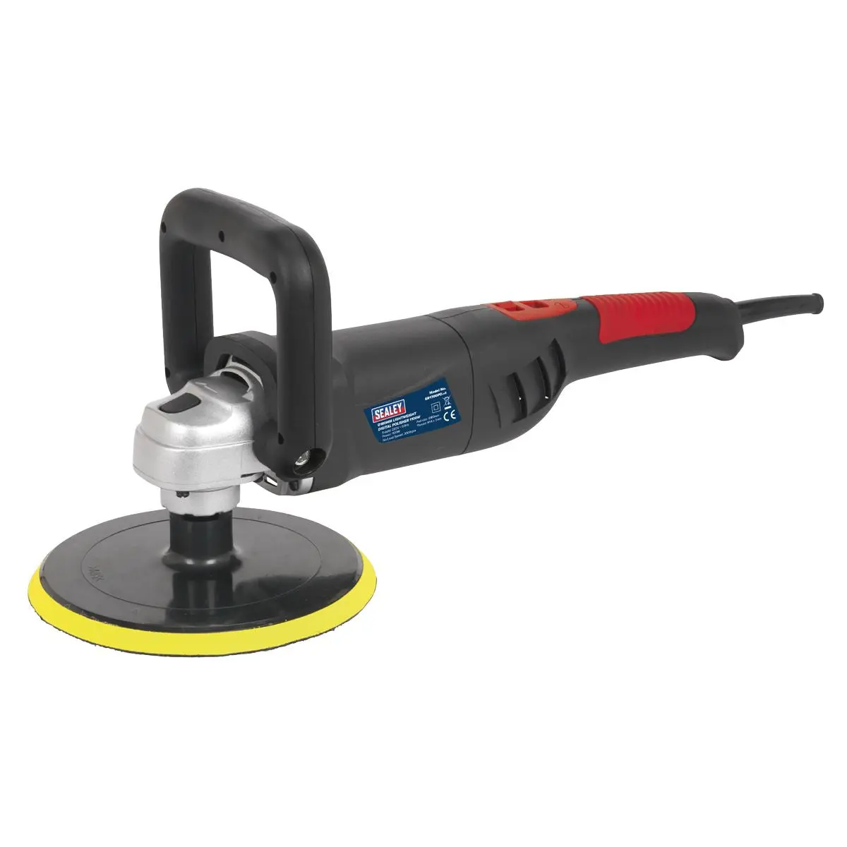 Sealey Polisher Digital Ø180mm 1100W/230V Lightweight - Image 9
