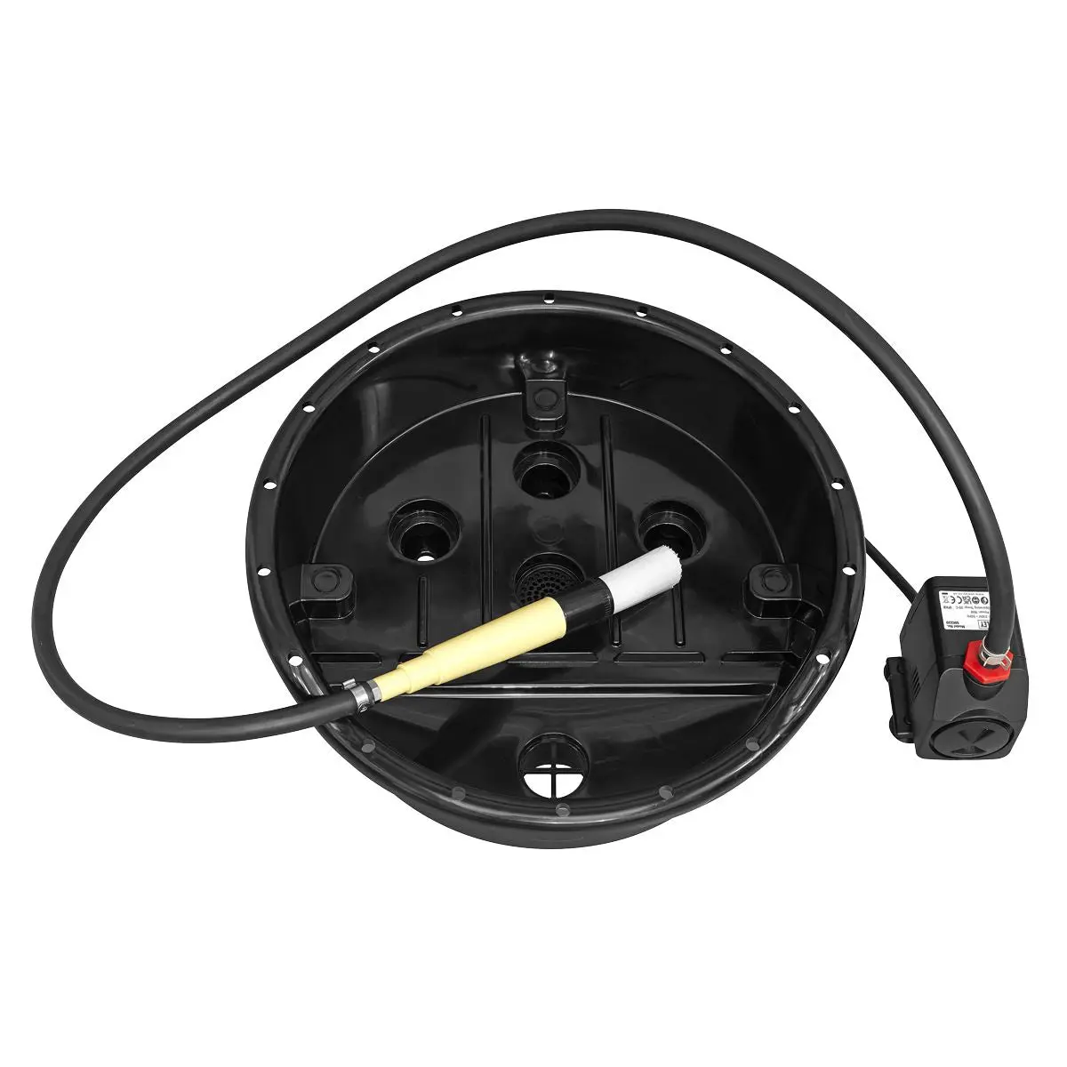 Sealey Portable Bucket Parts Washer with Brush 14L - Image 9