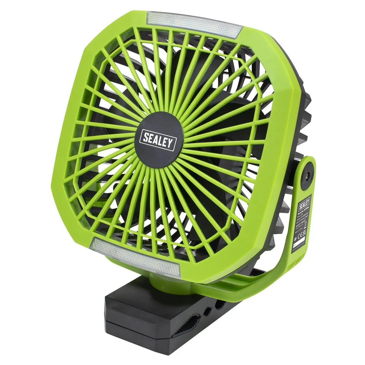 Sealey Portable Clip Fan with Worklight 8" 4 Speeds - Image 8