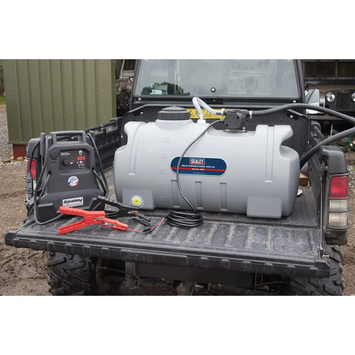 Sealey Portable Diesel Tank 100L 12V - Image 4