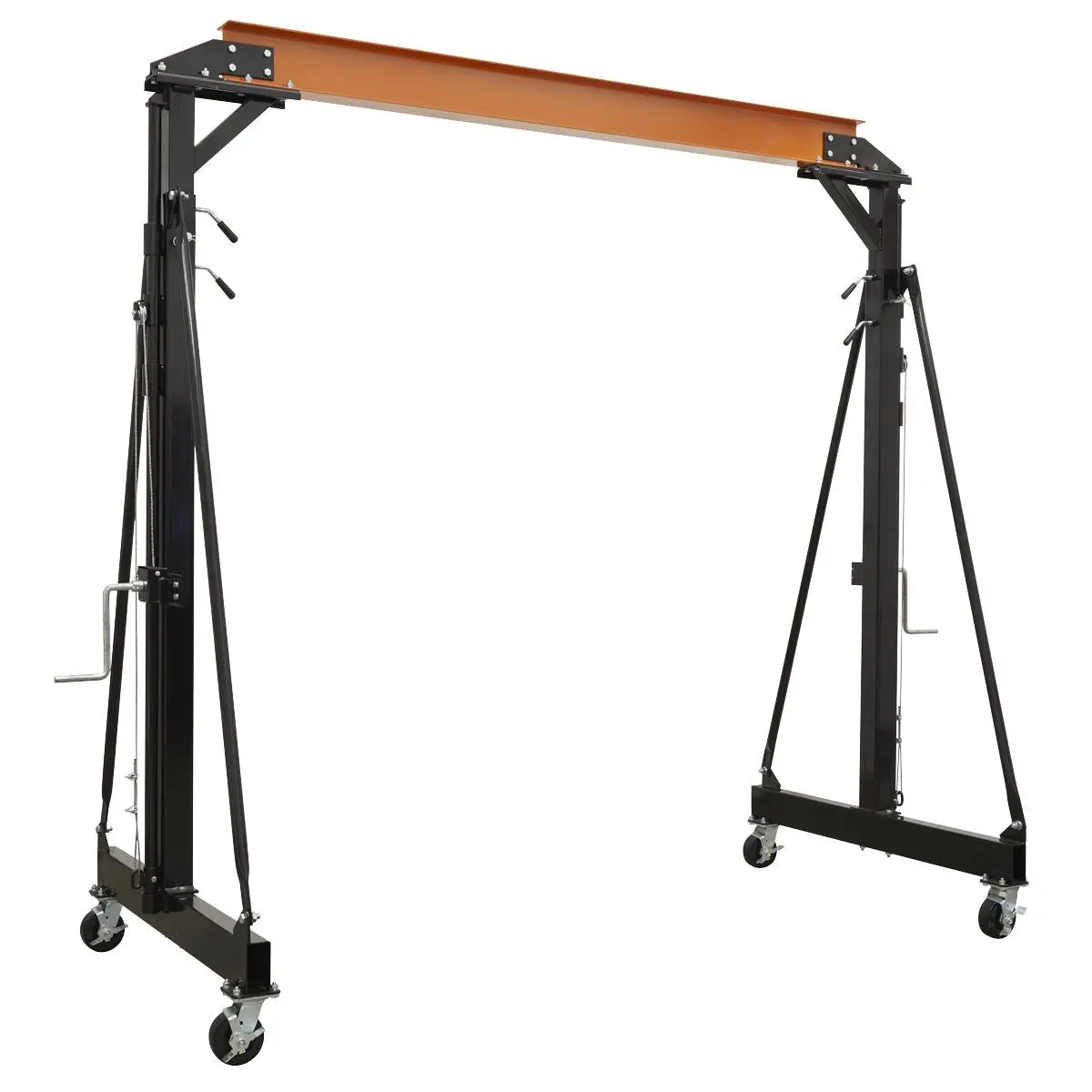 Sealey Portable Adjustable Gantry Crane with Geared Trolley Combo 2 Tonne - Image 5