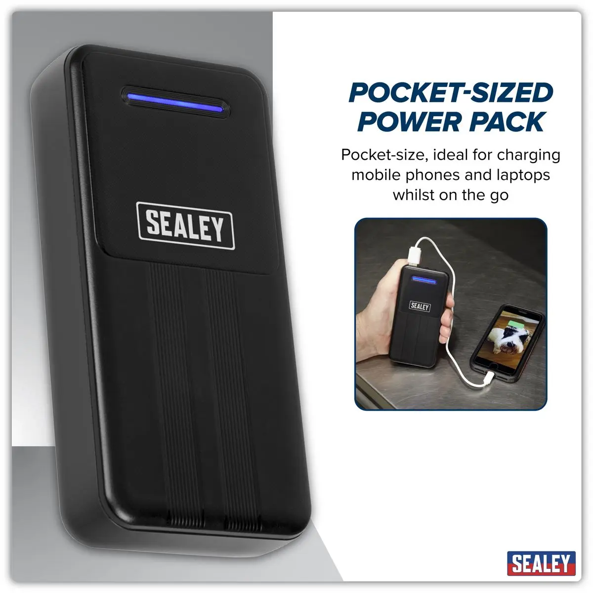 Sealey Portable Power Bank 10W 20000mAh - Image 8