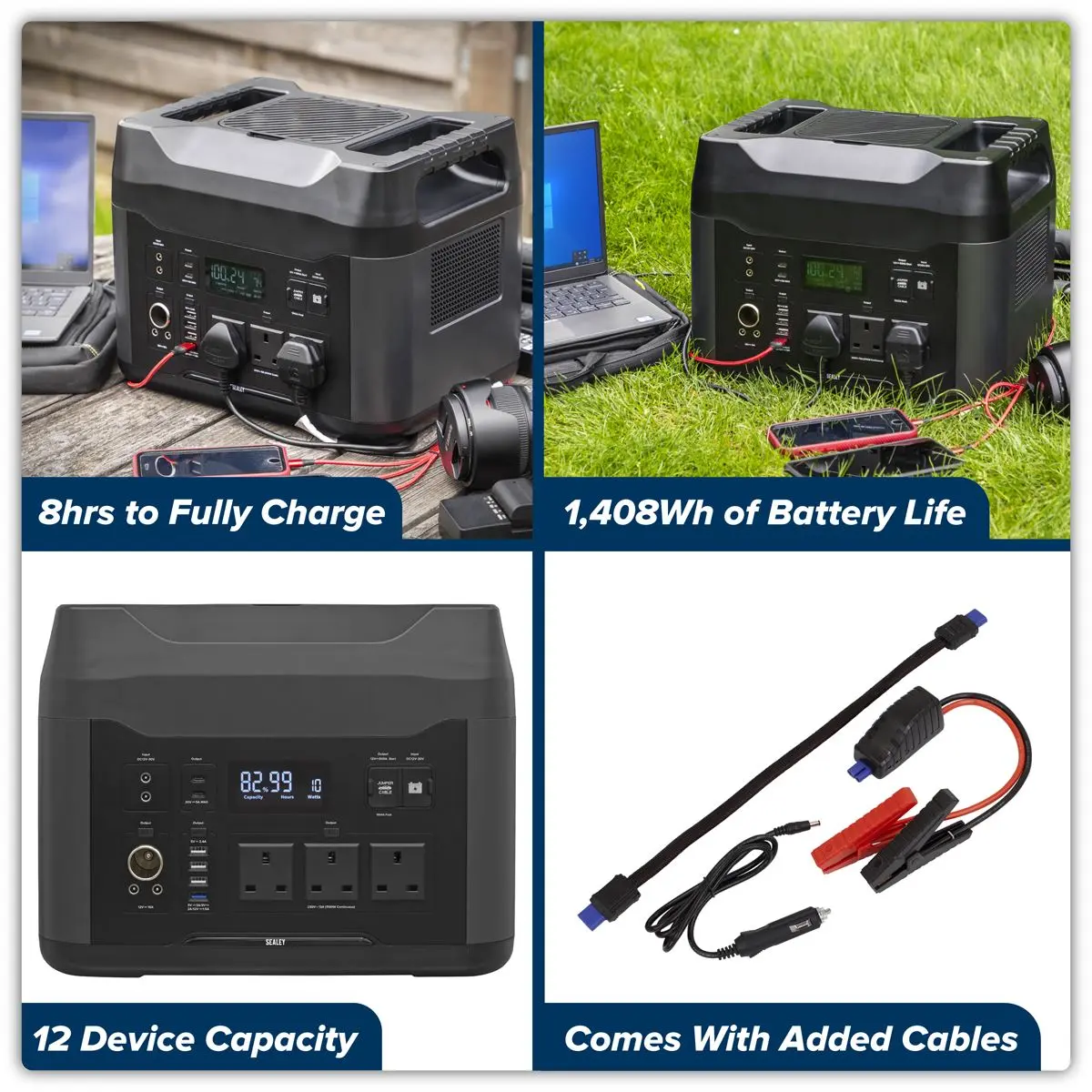 Sealey Portable Power Station 2200W - Image 11