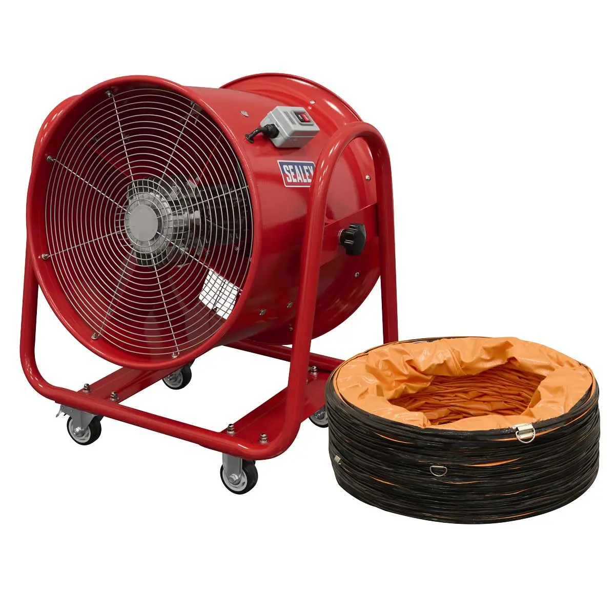 Sealey Portable Ventilator Ø500mm with 5m Ducting - Image 7
