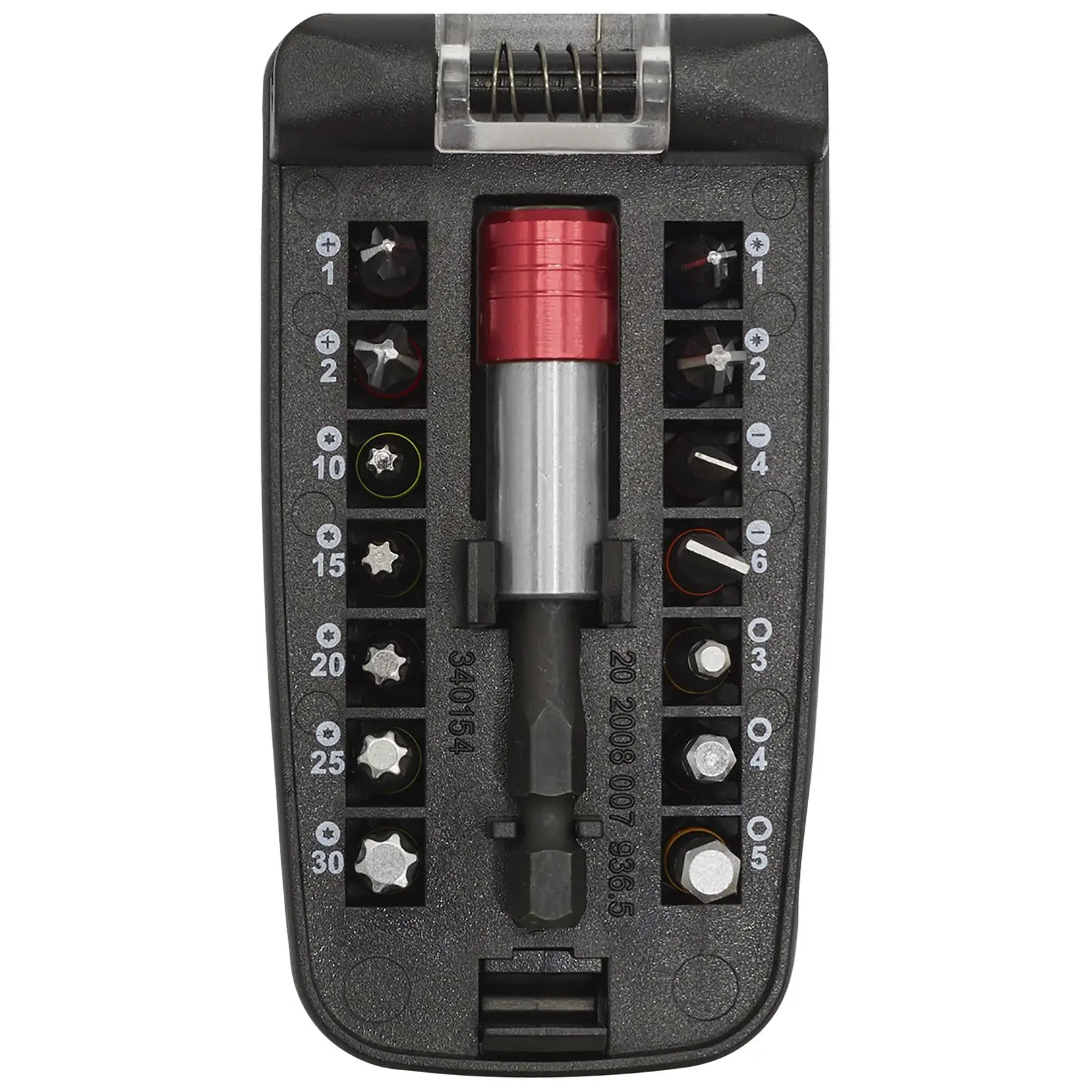 Sealey Power Tool Screwdriver Bit Set 15 Piece Colour Coded S2 Steel - Image 16