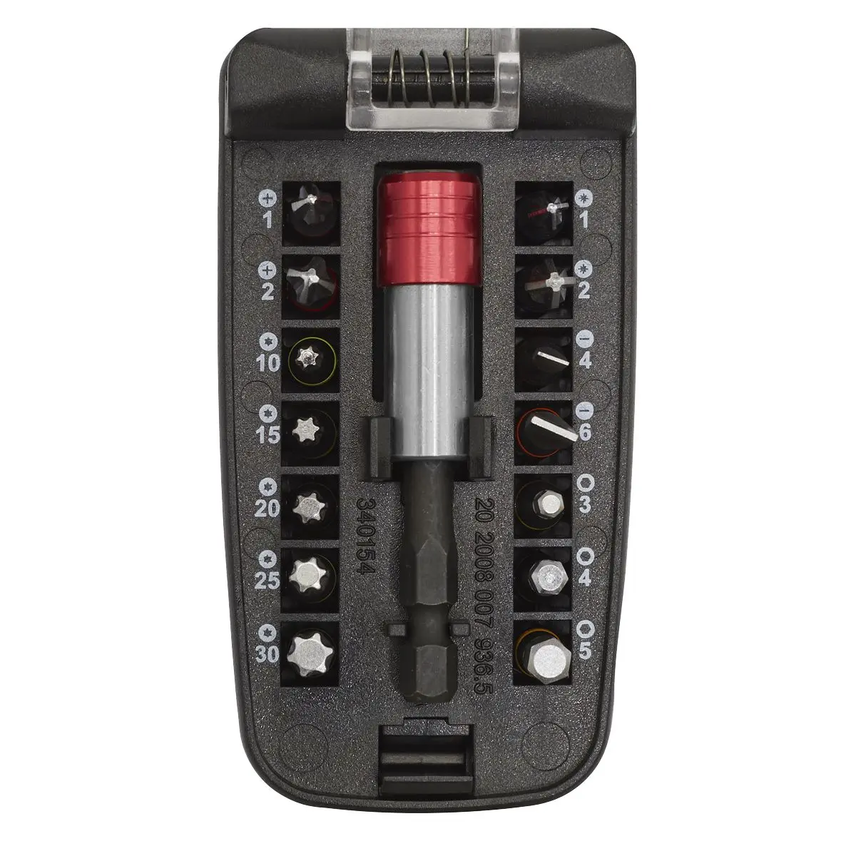Sealey Power Tool Screwdriver Bit Set 15 Piece Colour Coded S2 Steel - Image 6