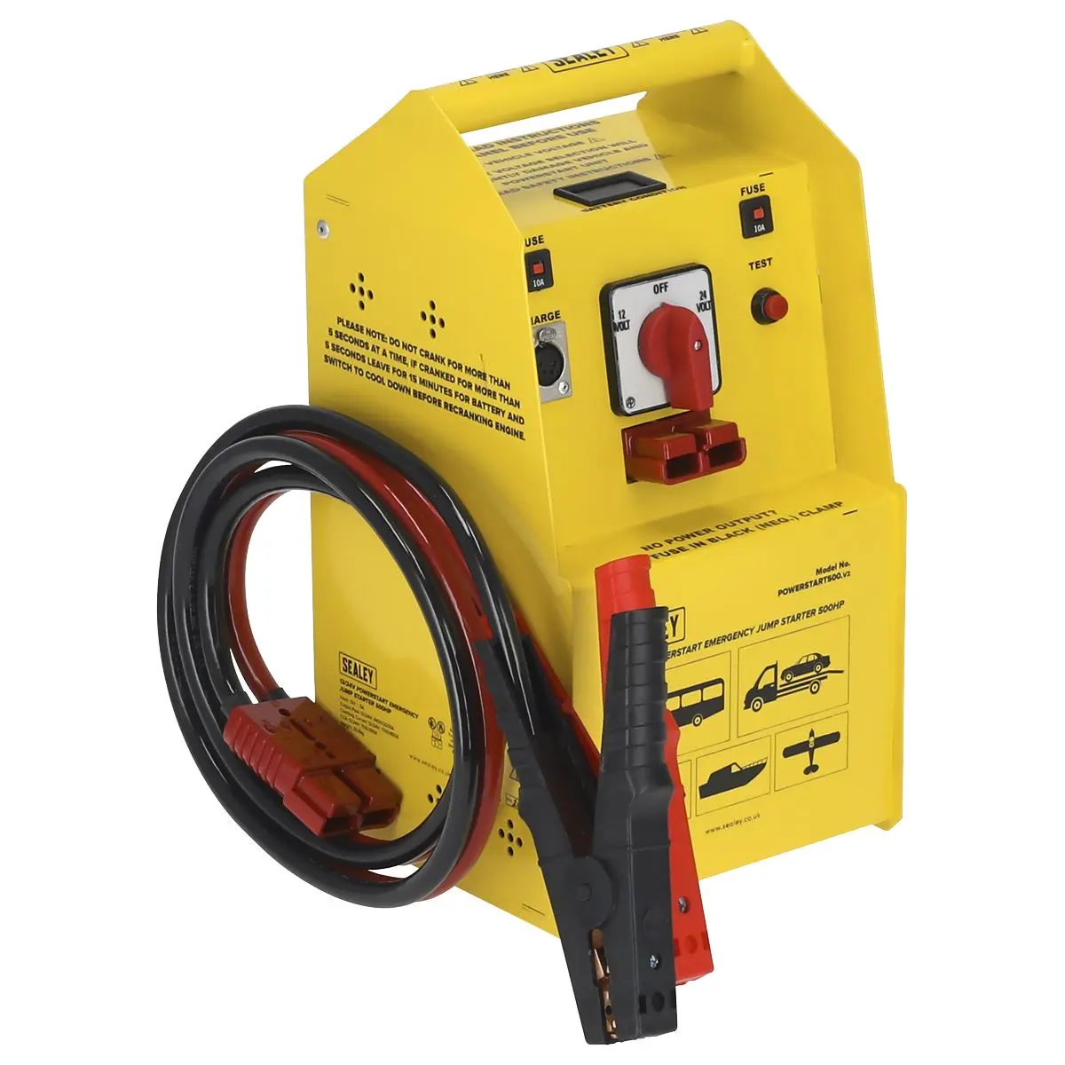 Sealey PowerStart Emergency Jump Starter 500hp Start 12/24V