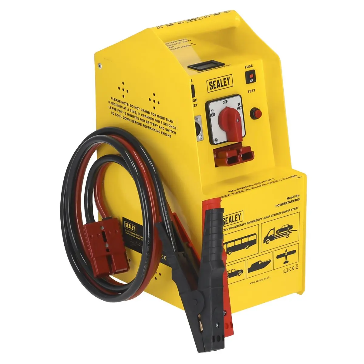 Sealey PowerStart Emergency Jump Starter 900hp Start 12/24V