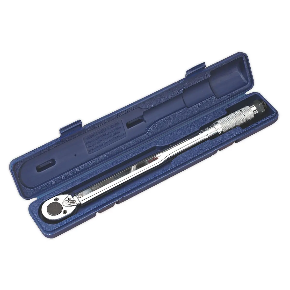 Sealey Premier 1/2" Drive Micrometer Torque Wrench 27-204Nm Reversible Ratchet - Image 2
