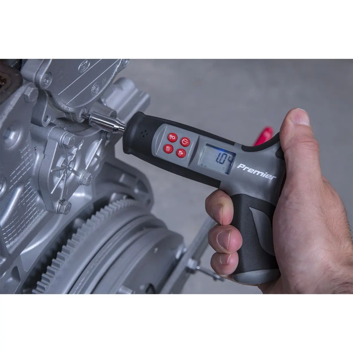 Sealey Premier 1/4" Hex Digital Torque Screwdriver 0-20Nm T-Handle 170mm - Image 4