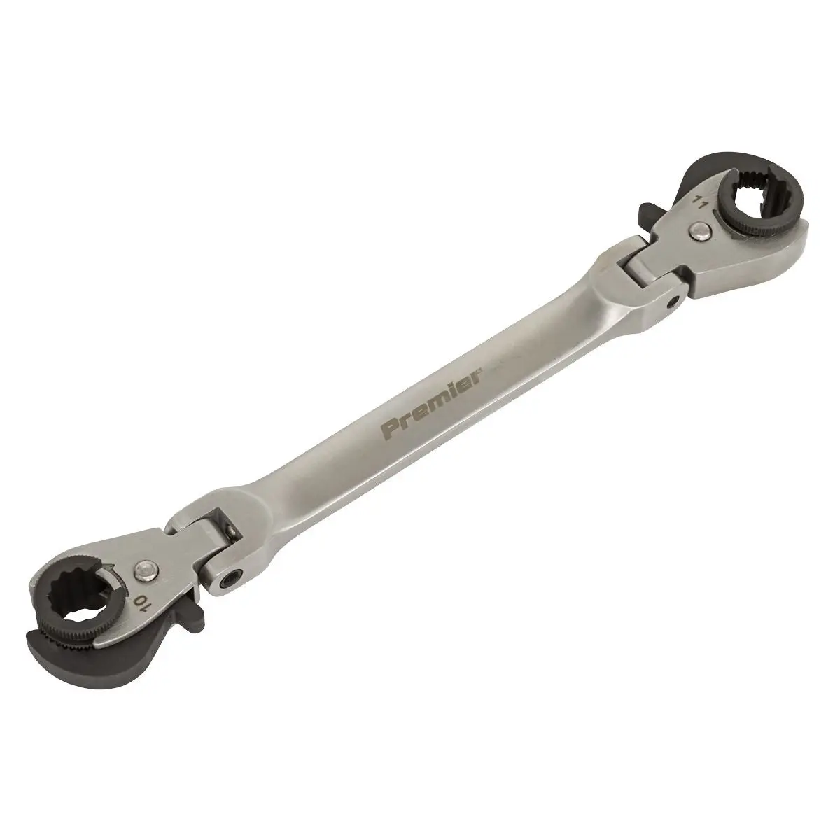 Sealey Premier 10 and 11mm Flexi Head Ratchet Flare Nut Brake Pipe Spanner