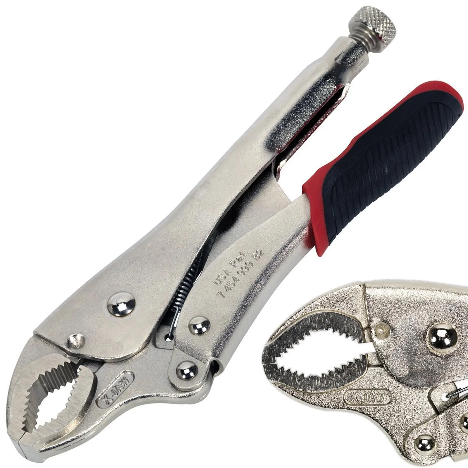 Sealey Premier 220mm Xtreme Grip Quick Release Locking Pliers 0-45mm - Image 2