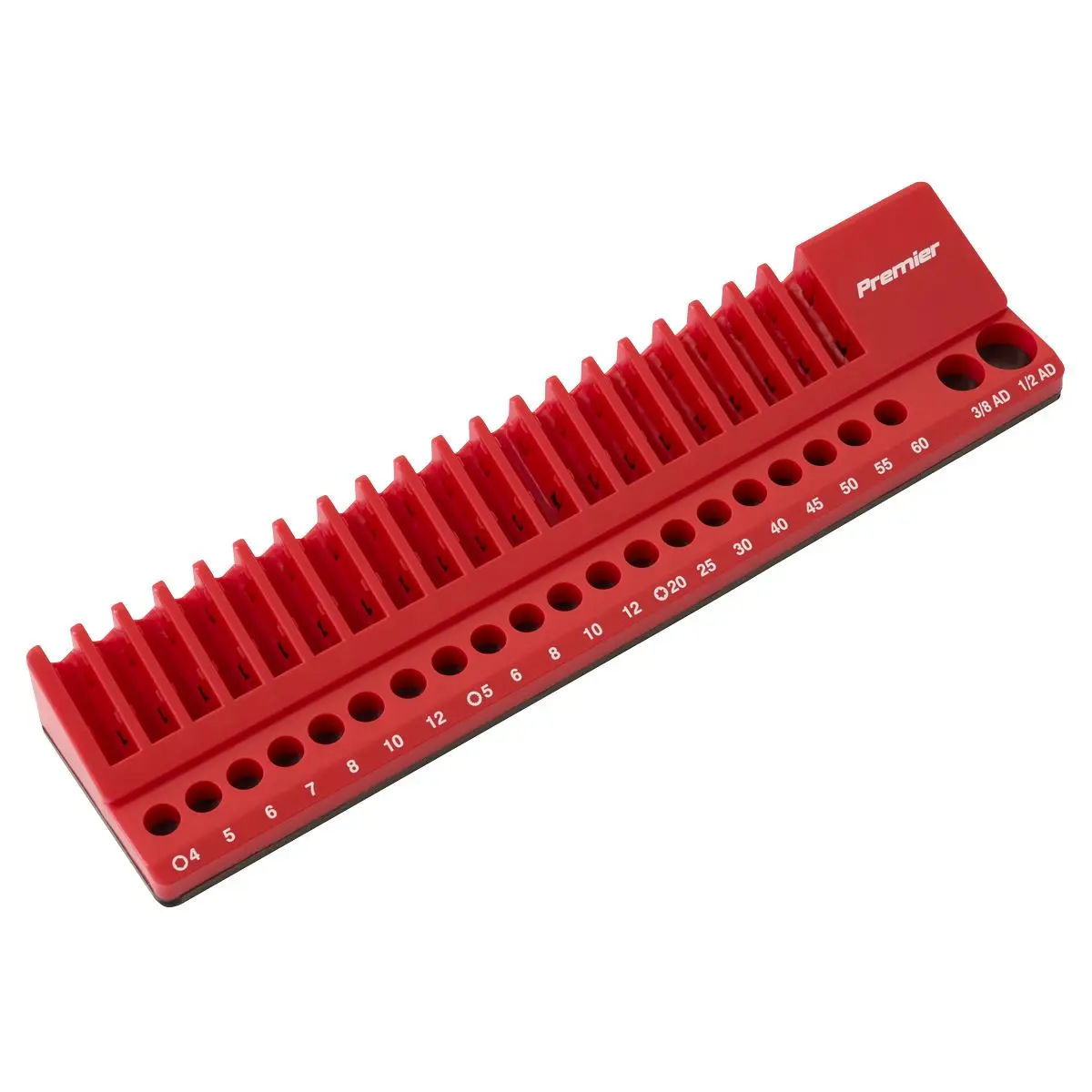 Sealey Premier Magnetic Bit Holder Tray 42 Bit Capacity for 10mm Hex Drive Bits