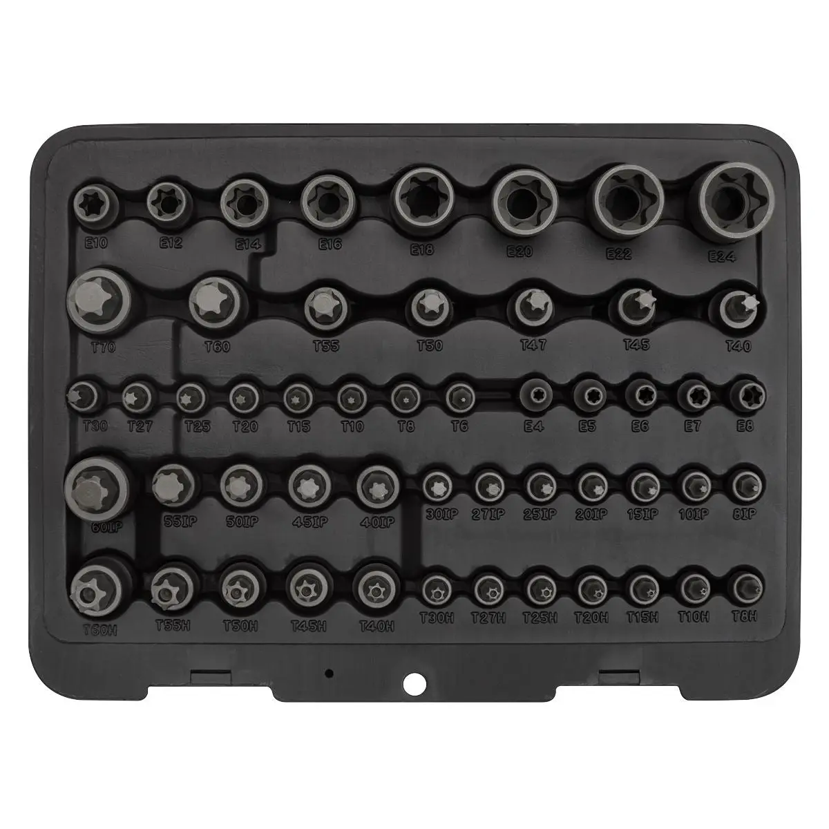 Sealey Premier Torx Master Socket Bit Set Trx-Star S2 Steel 1/4" 3/8" 1/2" Drive - Image 5