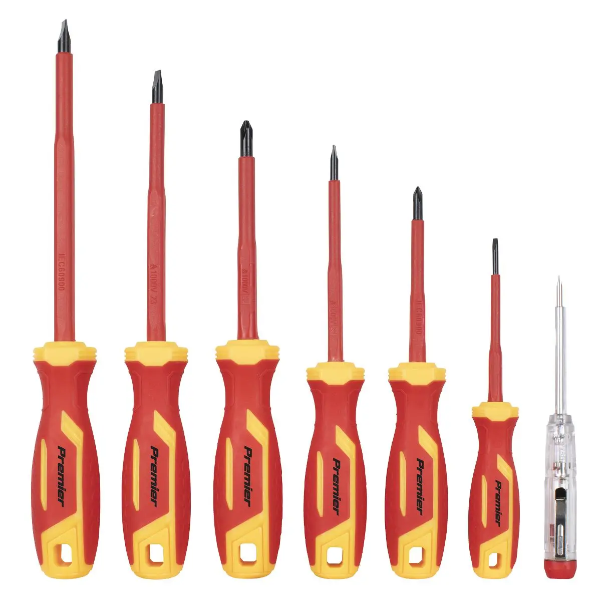 Sealey Premier VDE Screwdriver Set Electricians Slotted Phillips 7pc 1000V - Image 8