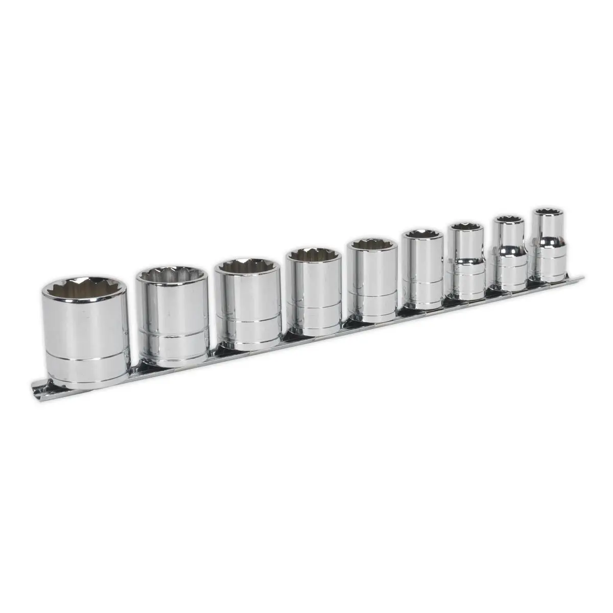 Sealey Premier 9 Piece 1/2" Drive Whitworth Socket Set 1/8"-5/8" Classic Car