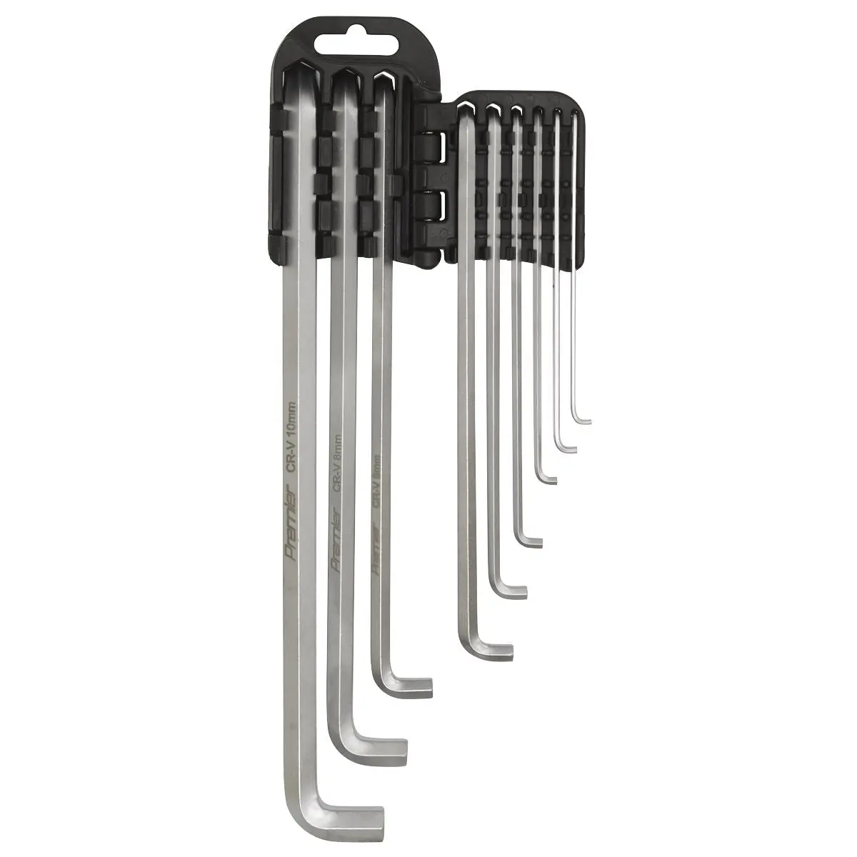 Sealey Premier 9 Piece Extra Long Stubby Element Hex Key Set 1.5-10mm Safe Storage - Image 10