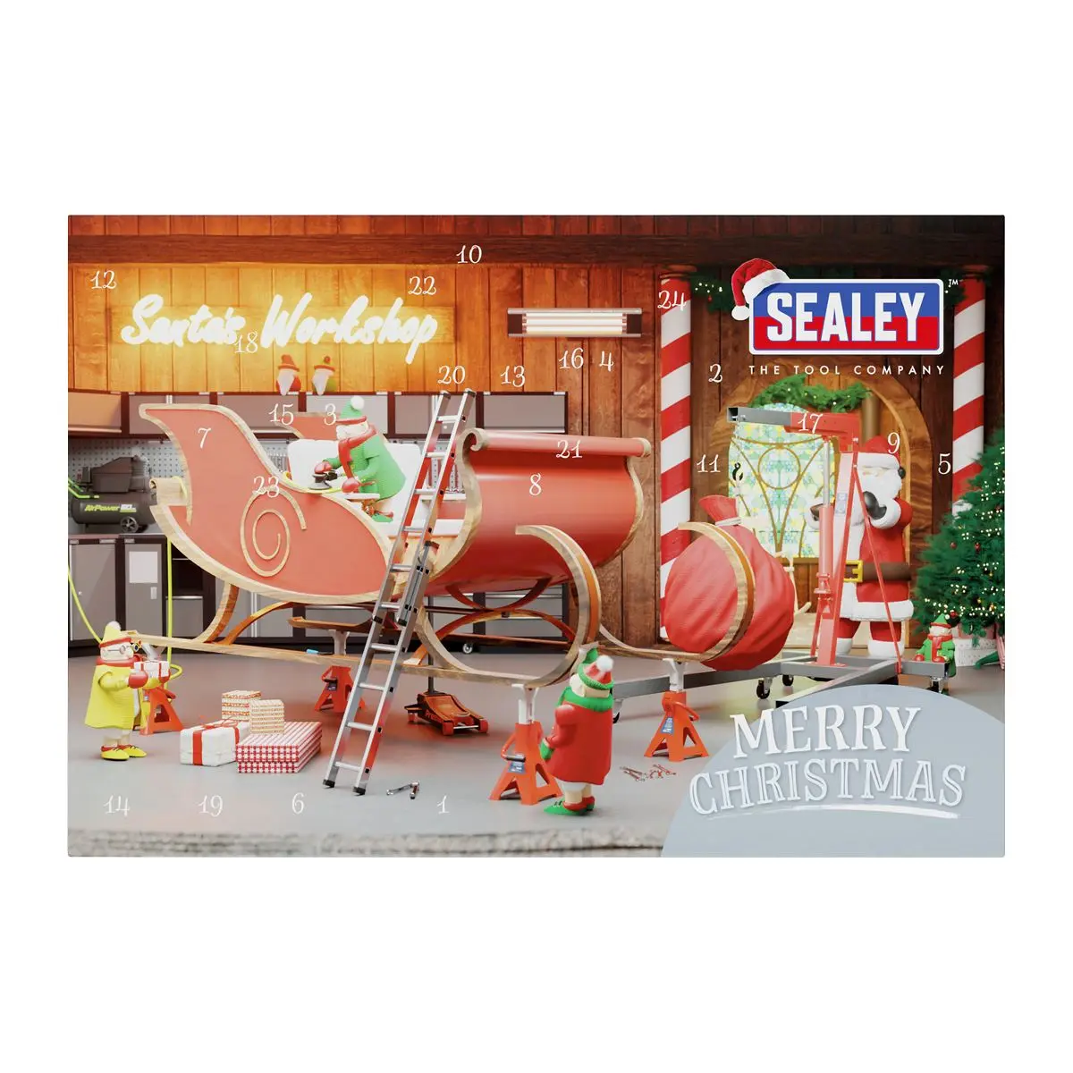 Sealey Premier Advent Calendar Tool Kit 40pc - Image 6
