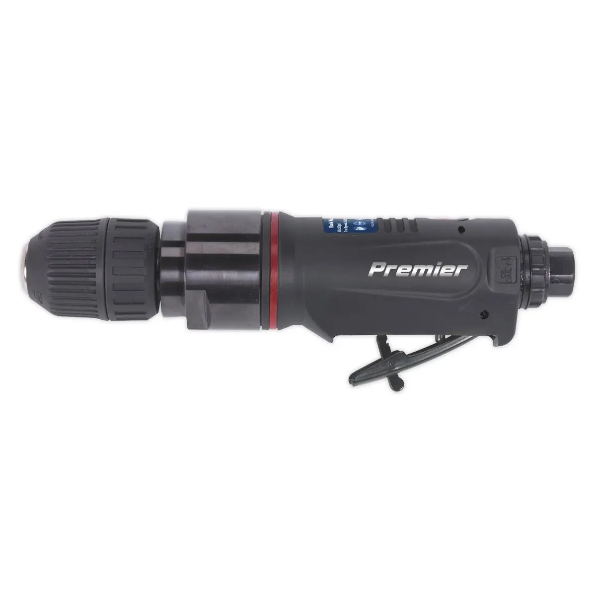 Sealey Premier Air Drill Straight with Ø10mm Keyless Chuck Premier - Image 3