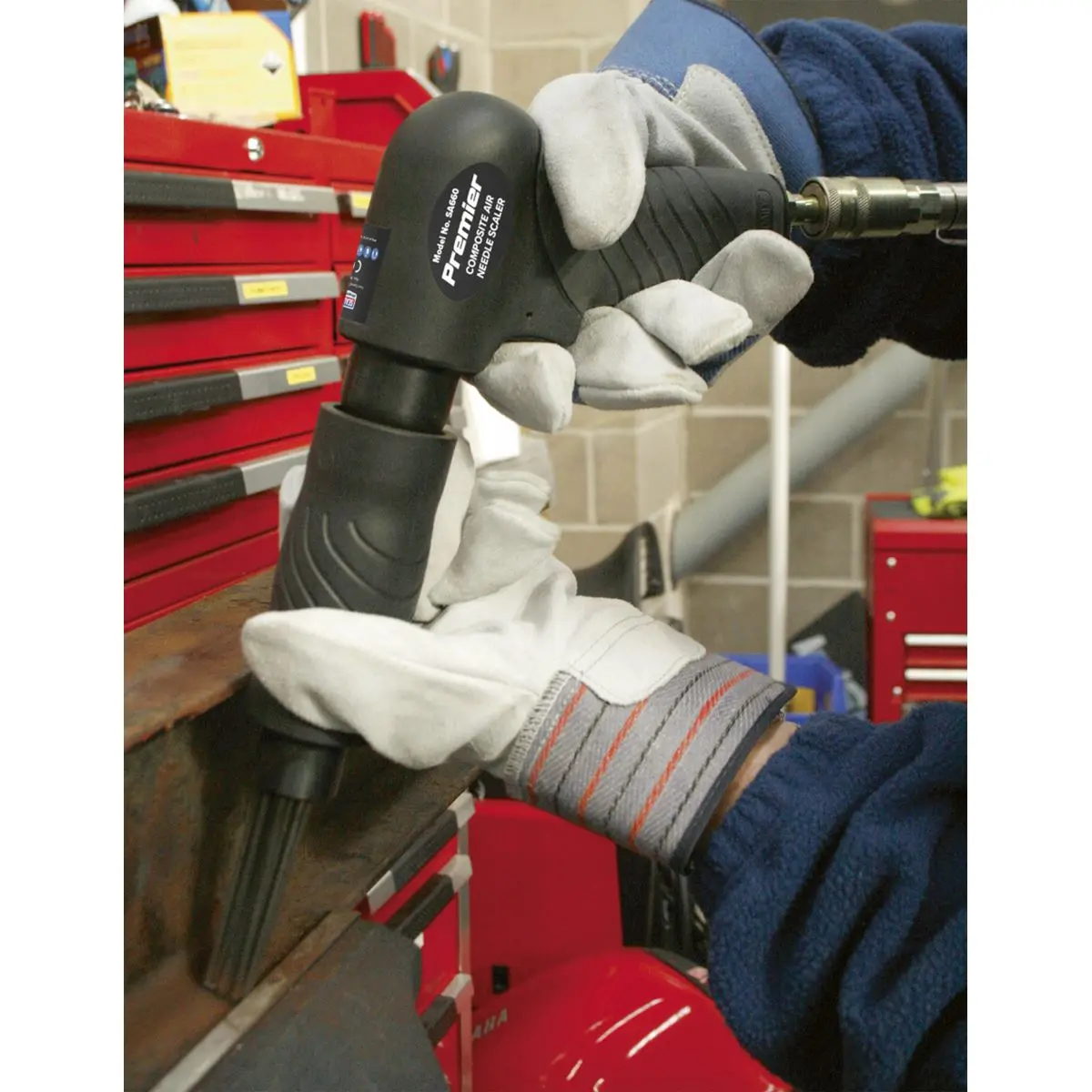 Sealey Premier Air Needle Scaler Composite Pistol Type - Image 9