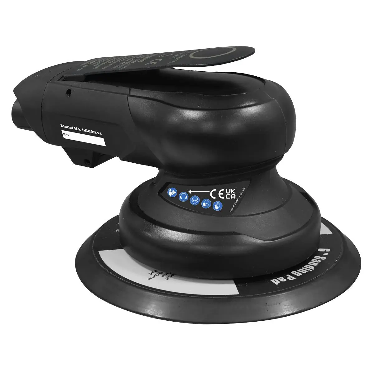 Sealey Premier Air Palm Orbital Sander Ø150mm - Image 3