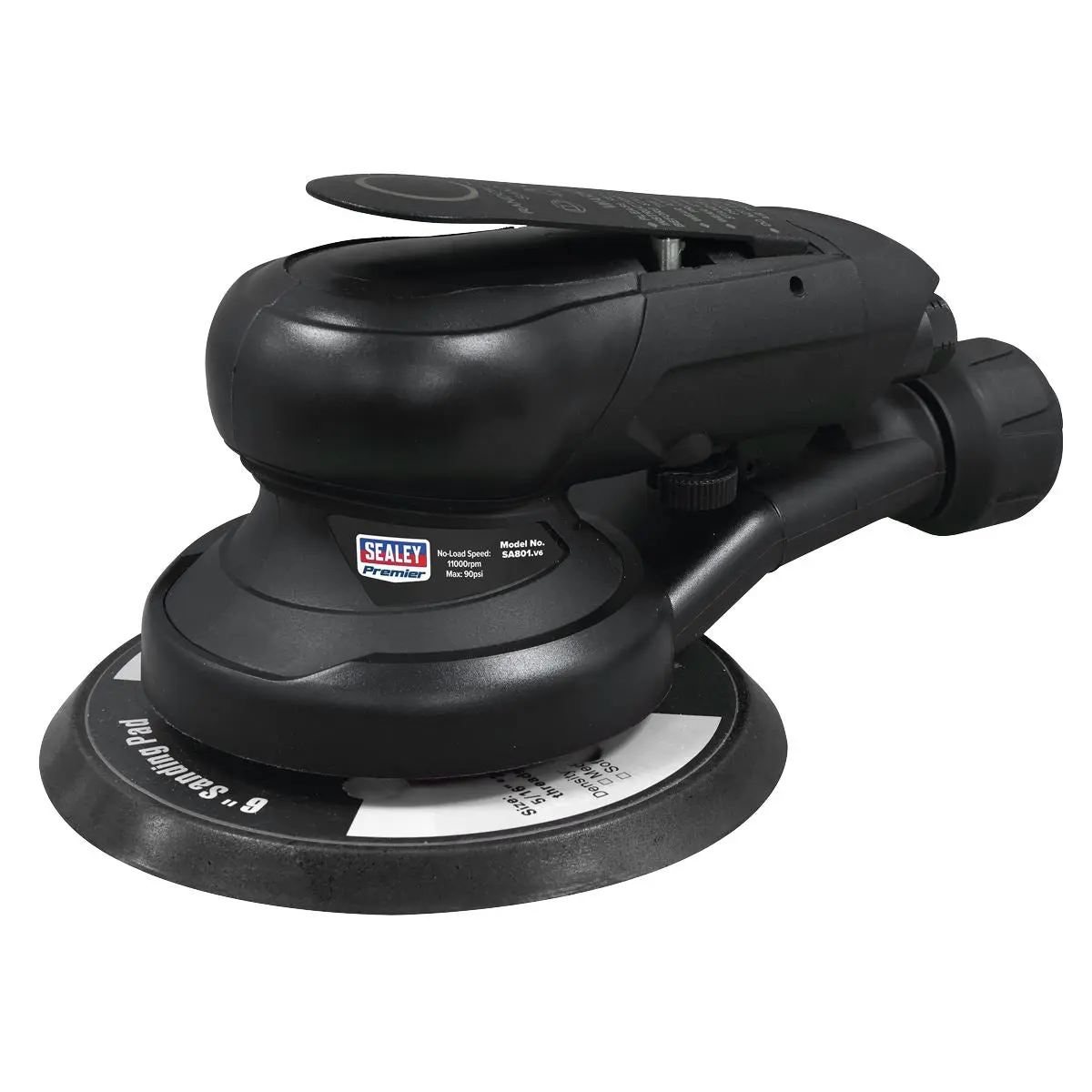 Sealey Premier Air Palm Orbital Sander Ø150mm Dust-Free