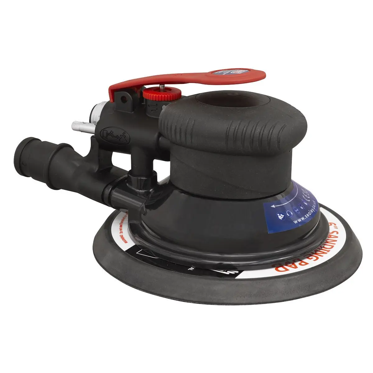 Sealey Premier Air Palm Orbital Sander Ø150mm Dust-Free - Image 5