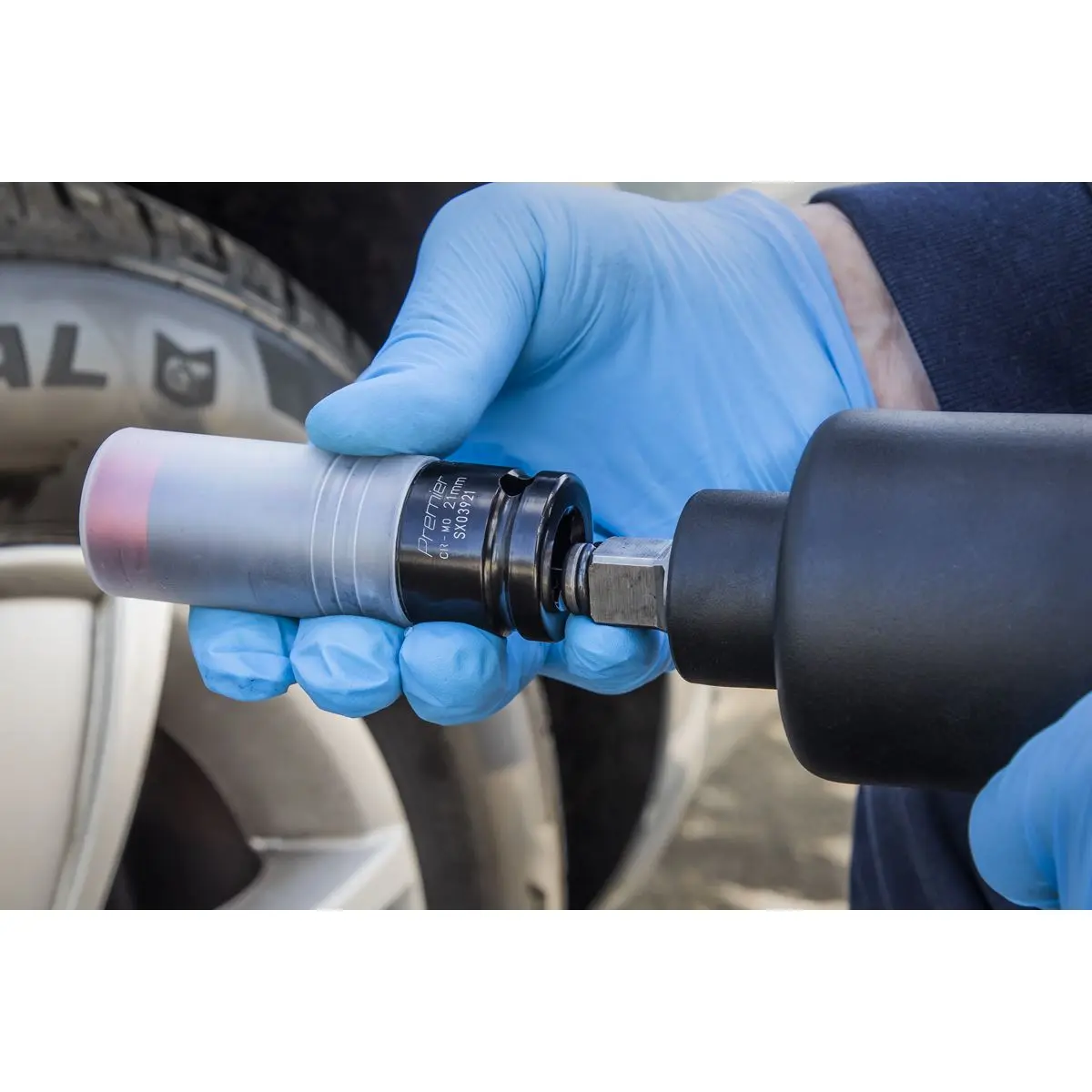 Sealey Premier Alloy Wheel Ultra-Power Impact Socket 21mm 1/2"Sq Drive - Image 7