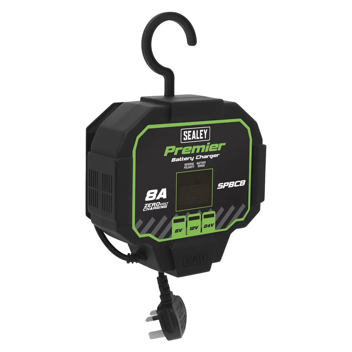 Sealey Premier Battery Maintainer Charger 8A Fully Automatic - Image 5