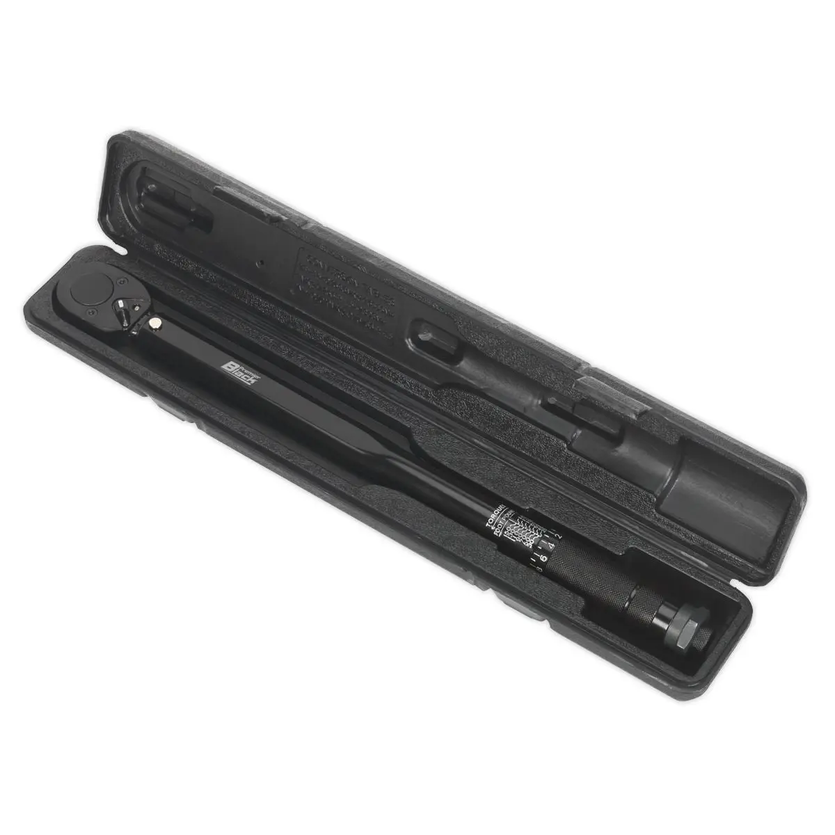 Sealey Premier Black 1/2" Drive Calibrated Micrometer Torque Wrench 27-204Nm - Image 3