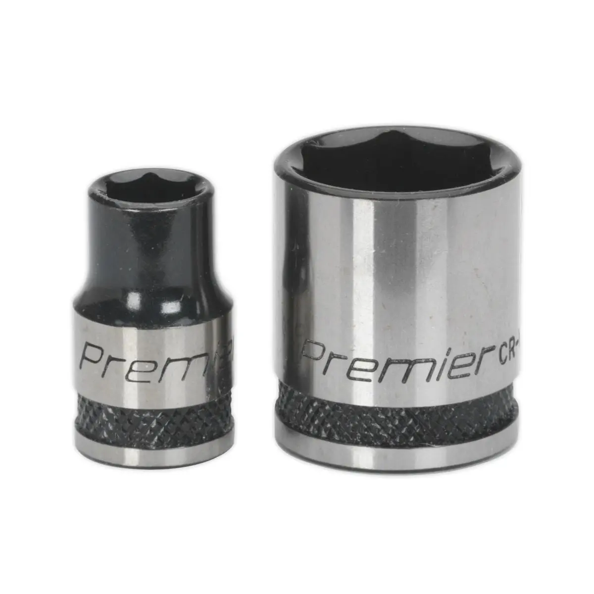 Sealey Premier Black 34 Piece 3/8" Drive Metric Socket Set WallDrive Ratchet Handle - Image 4
