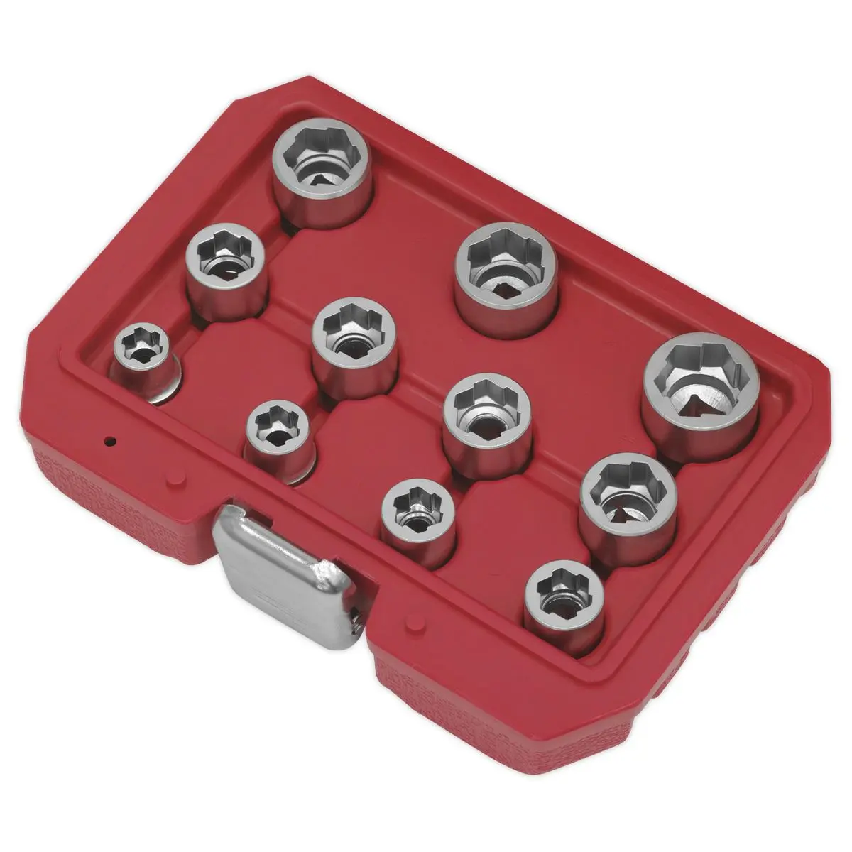 Sealey Premier Bolt Extractor Socket Set 11pc 3/8"Sq Drive Metric - Image 5