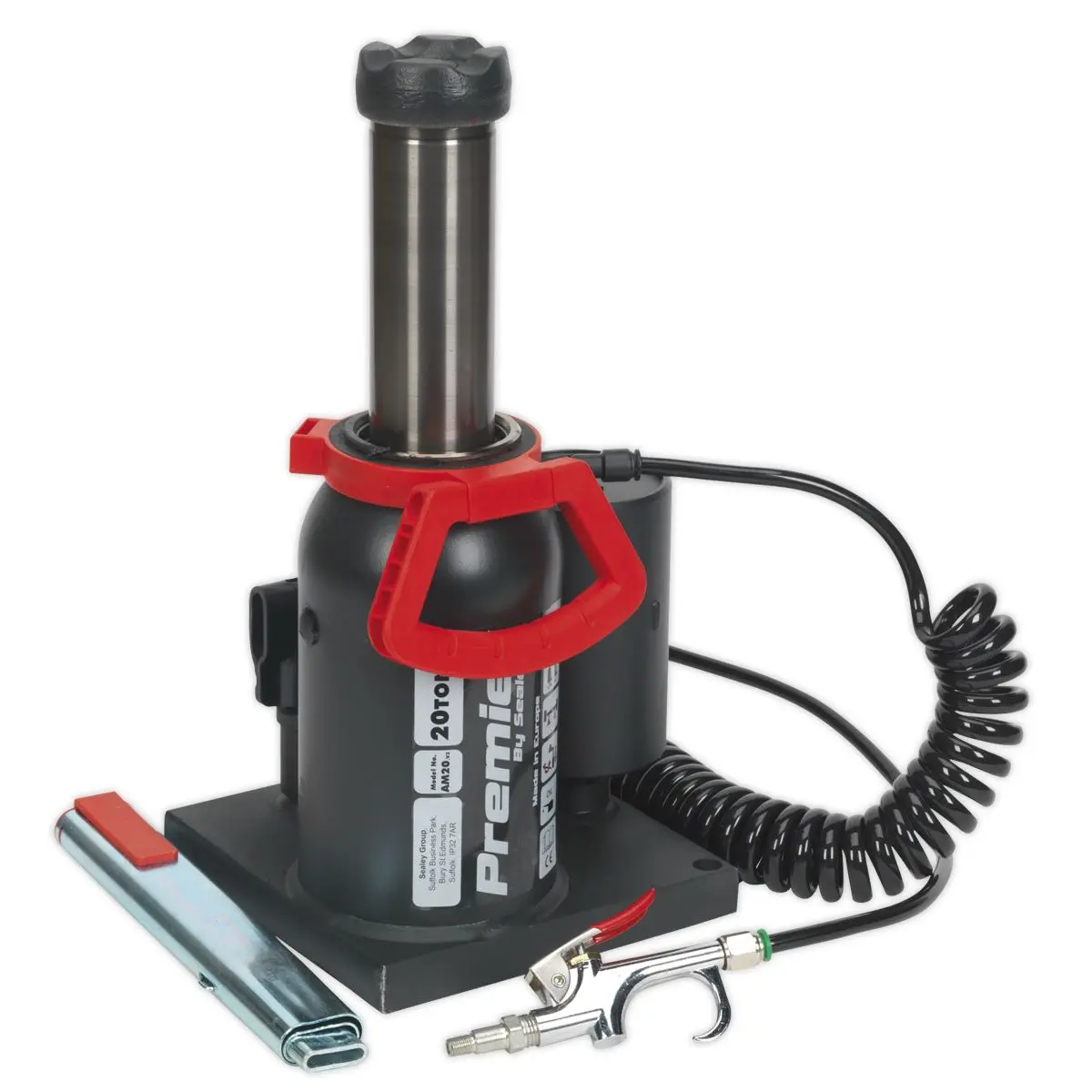Sealey Premier Premier Manual/Air Hydraulic Bottle Jack 20 Tonne - Image 11